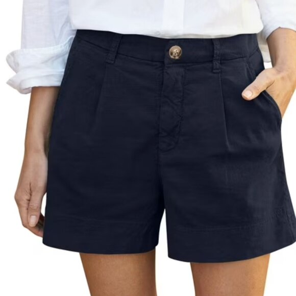 Anthropologie Pants - Anthropologie Dark Blue Women's Cargo Shorts SIZE 27